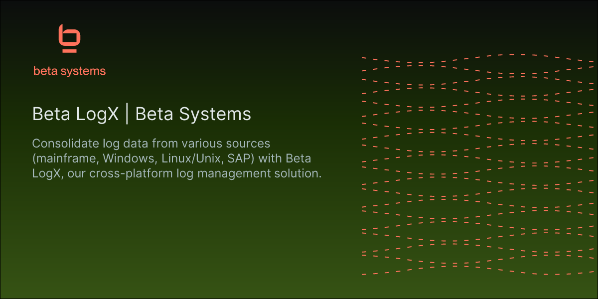 Beta LogX | Beta Systems